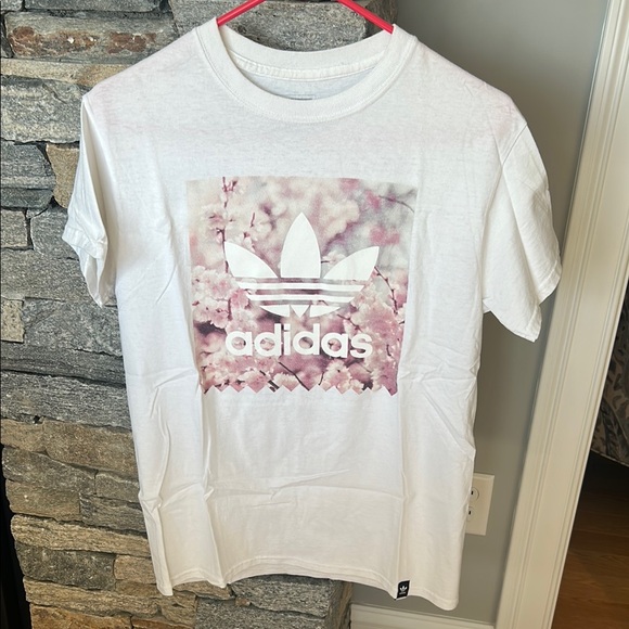 White Pink Logo Tee main image 1